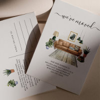 Nous avons déplacé Chic Boho Moving Faire-part