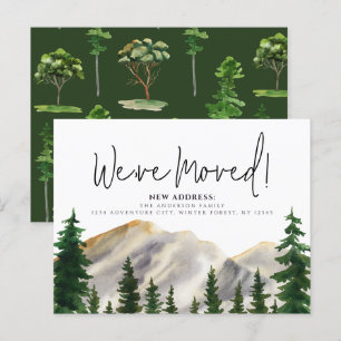 Carte Postale Nous avons déplacé des montagnes d'aquarelle