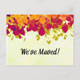 Carte Postale Nous avons déplacé le changement d'adresse