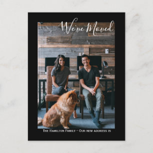 Carte Postale Nous Avons Déplacé Photo Personnalisée