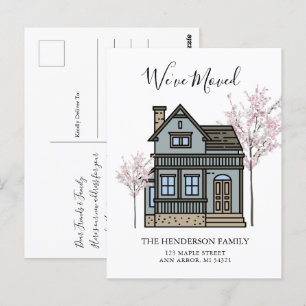 Carte Postale Nous avons déplacé une nouvelle maison Moving Fair