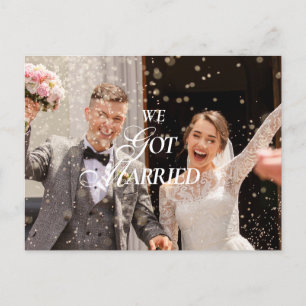 Carte Postale Nous avons fait l'annonce de notre mariage