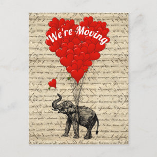 Carte Postale Nous déménageons la maison