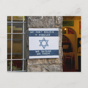 Carte Postale Nous Dépendons Des Miracles