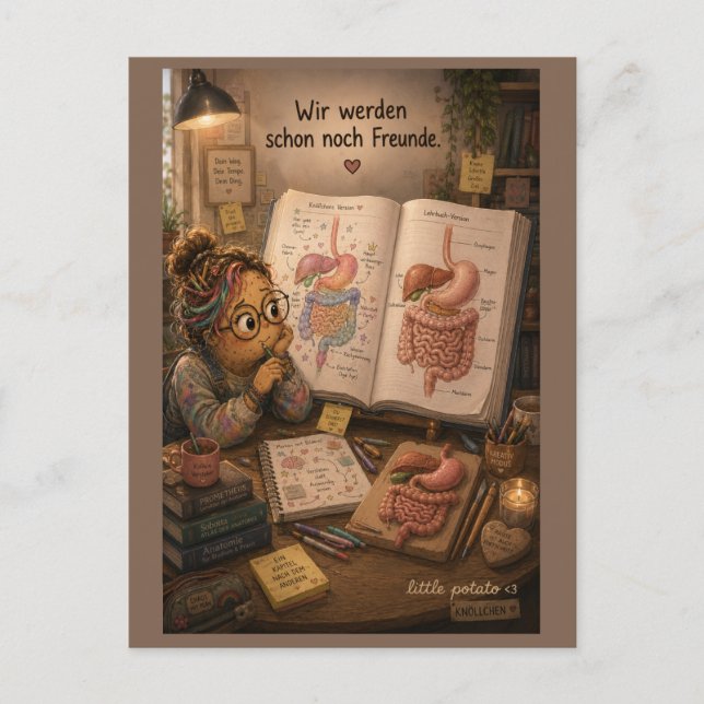 Carte Postale Nous deviendrons amis (Devant)