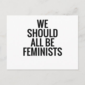 Carte Postale Nous devrions tous être féministes