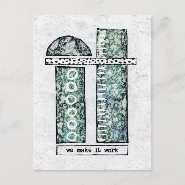 Carte postale « Nous faisons que ça marche » - Abs (Devant)