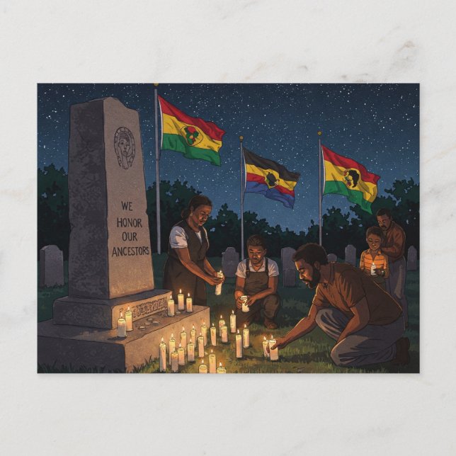 Carte Postale Nous Honorons Nos Ancêtres. Xe (Devant)