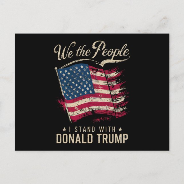 Carte Postale Nous, Les Gens Avec Qui Je Suis Conjoint À Donald  (Devant)