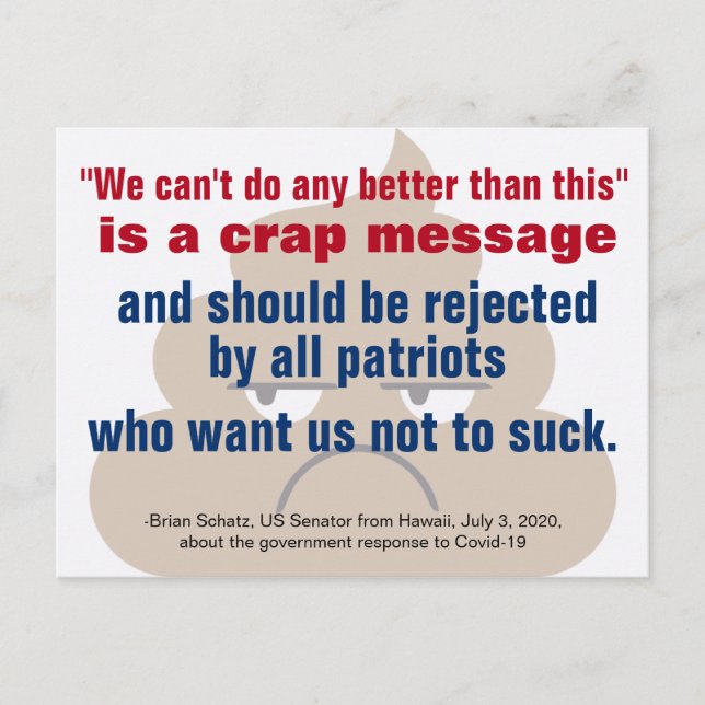 Carte Postale Nous ne pouvons pas faire mieux que ce n'est un me (Devant)