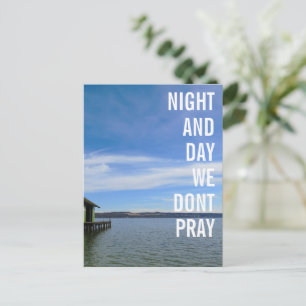 Carte Postale Nous ne prions pas