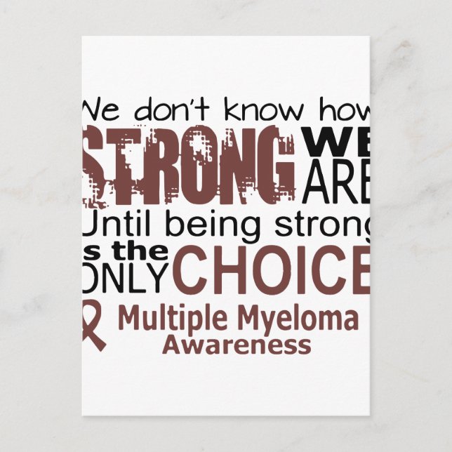 Carte Postale nous ne savons pas comment nous sommes forts jusqu (Devant)