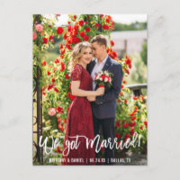 Nous Nous Sommes Mariés Couple Photo Script