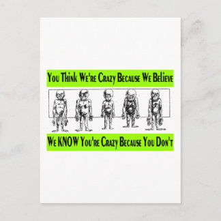 Carte Postale Nous pensons