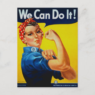 Carte Postale Nous pouvons le faire Rosie le Riveter