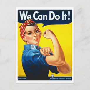 Carte Postale Nous pouvons le faire Rosie le Riveter la Seconde