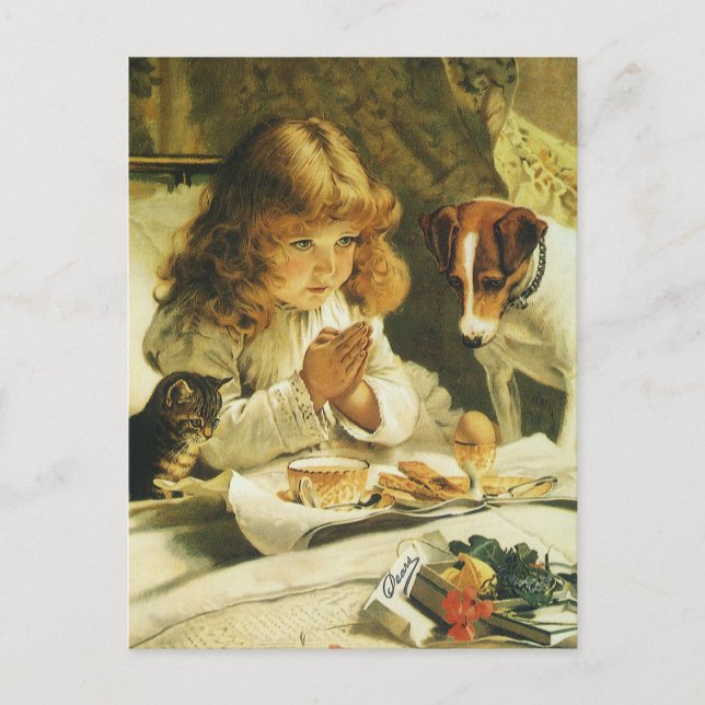 Carte Postale Nous Prions, Suspendez Charles Burton Barber (Devant)