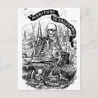 Carte Postale Nous qui sommes sur le point de mourir Saluer Vous