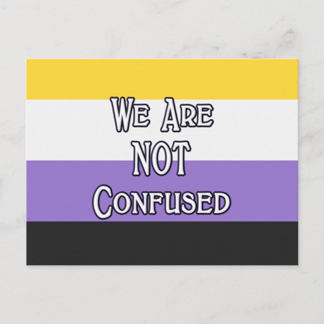 Carte Postale Nous sommes Enby... (Devant)