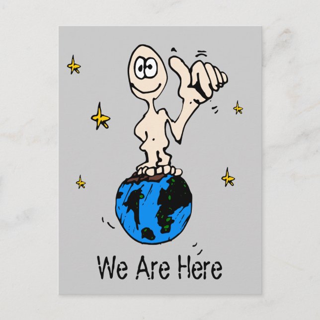 Carte Postale Nous Sommes Ici (Devant)