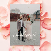 Nous sommes partis en voyage de noces Annonce de m