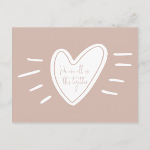 Carte Postale Nous Sommes Tous Dans Cet Acte Commun De Gentilles