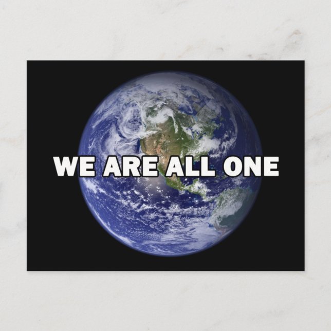 Carte Postale Nous Sommes Tous Un (Devant)