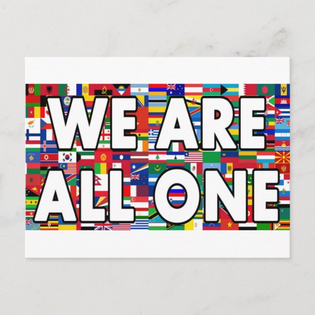Carte Postale Nous sommes tous un (Devant)