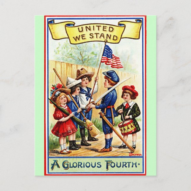 Carte Postale nous sommes unis (Devant)