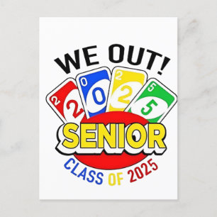 Carte Postale Nous Sortons Senior 2025 Gambling Game Graduation