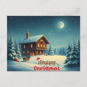 Carte Postale Nous souhaitons un joyeux Noël - O15