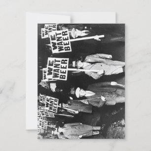 Carte Postale Nous Voulons Une Manifestation De Bières Vielle Ph