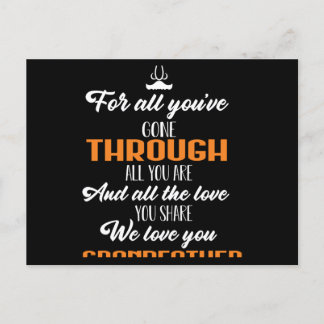 Carte Postale Nous Vous Aimons Grand-Père