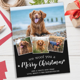 Carte Postale Nous Vous Oublions Joyeux Noël Chien Animal de Com