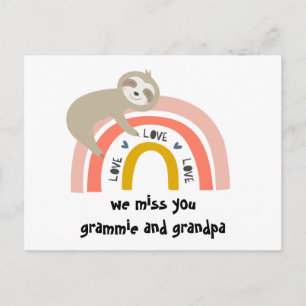 Carte postale Nous vous regrettons Grand-parents A