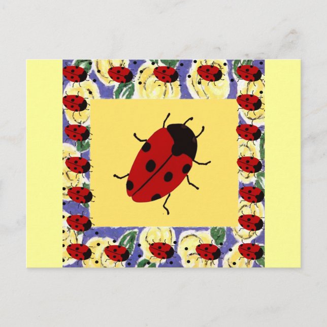 Carte Postale Nouveau Bugs Lady (Devant)