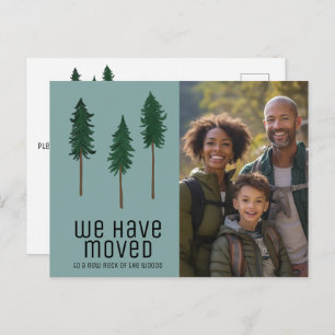 Carte Postale NOUVEAU COU DE BOIS ARBRES Forêt PHOTO PERSONNALIS