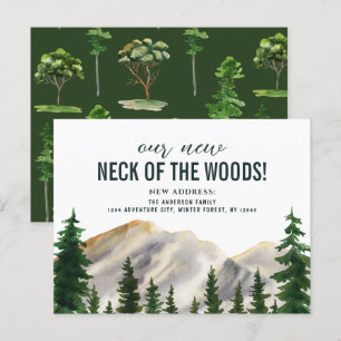 Carte Postale Nouveau Cou Des Montagnes Boisées