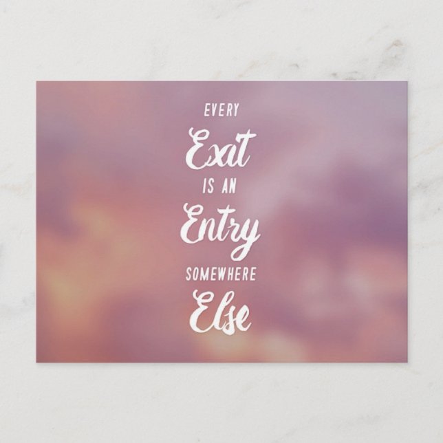 Carte Postale Nouveau début (Devant)