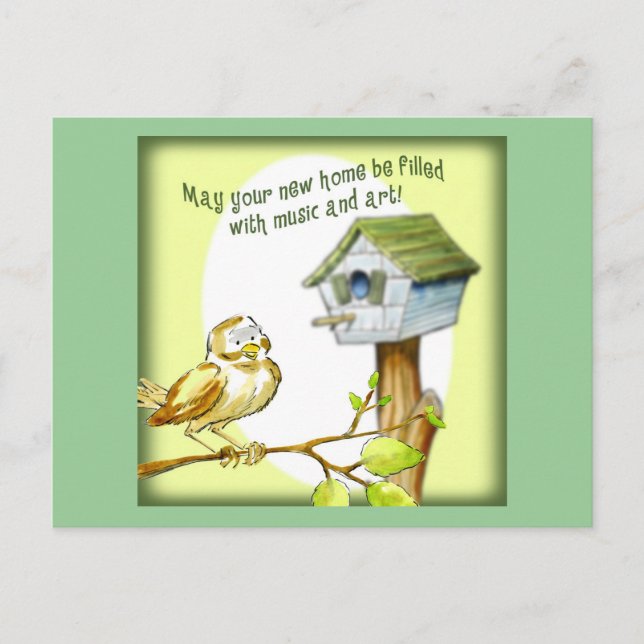 Carte Postale Nouveau domicile (Devant)