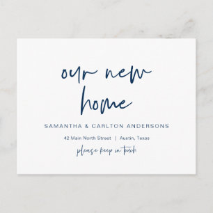 Carte Postale Nouveau Dream Home Adresse Faire-part, moderne