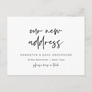 Carte Postale Nouveau Dream Home Adresse Faire-part, Moderne Pos