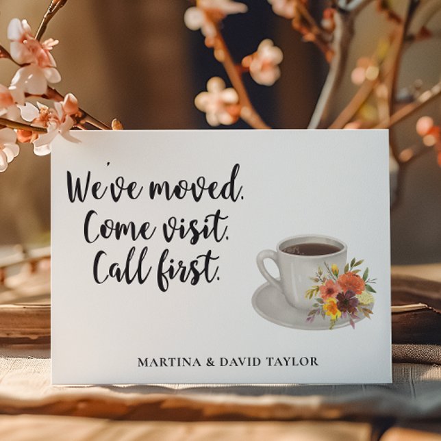 Carte postale Nouveau Faire-part d'adresse (Créateur téléchargé)