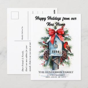 Carte Postale Nouveau Faire-part de déménagement de vacances