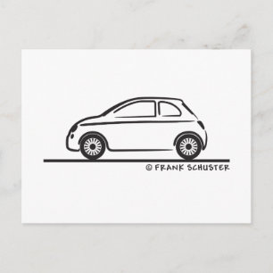 Carte Postale Nouveau Fiat 500 Cinquecento