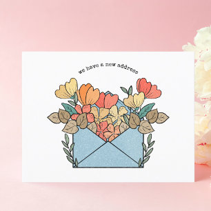 Carte Postale Nouveau flux d'adresses illustré