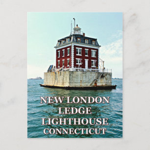 Carte Postale Nouveau London Ledge Lighthouse, Connecticut Postc