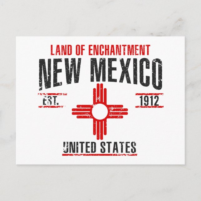 Carte Postale Nouveau-Mexique (Devant)