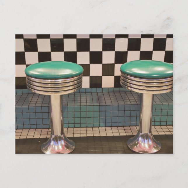 Carte Postale Nouveau-Mexique, Albuquerque. Le 66 Diner le long (Devant)