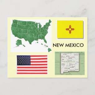 Carte Postale Nouveau-Mexique, États-Unis